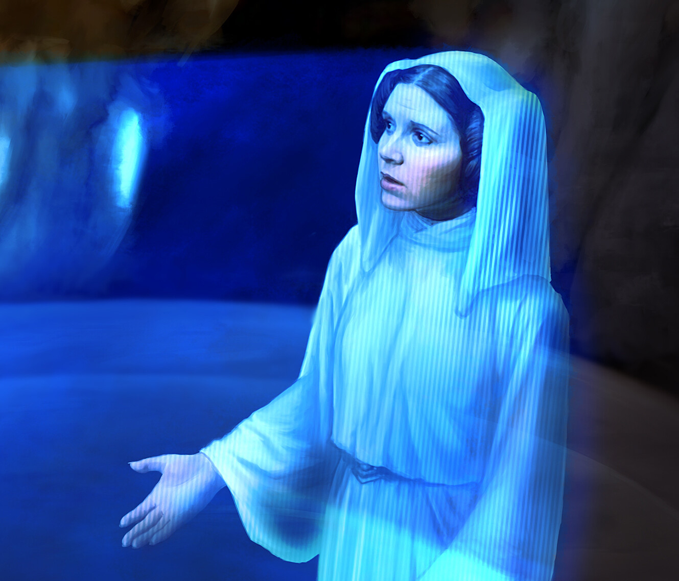 Organa recorded a holographic message for General Kenobi.