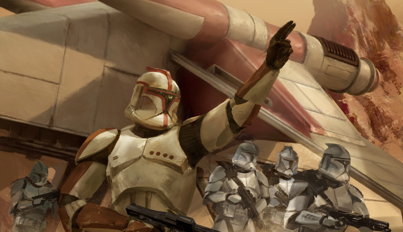 The deployment of clone troopers marked the beginning of the Clone Wars.