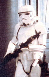 On Trevura, Imperial stormtroopers field-tested experimental blaster rifles.