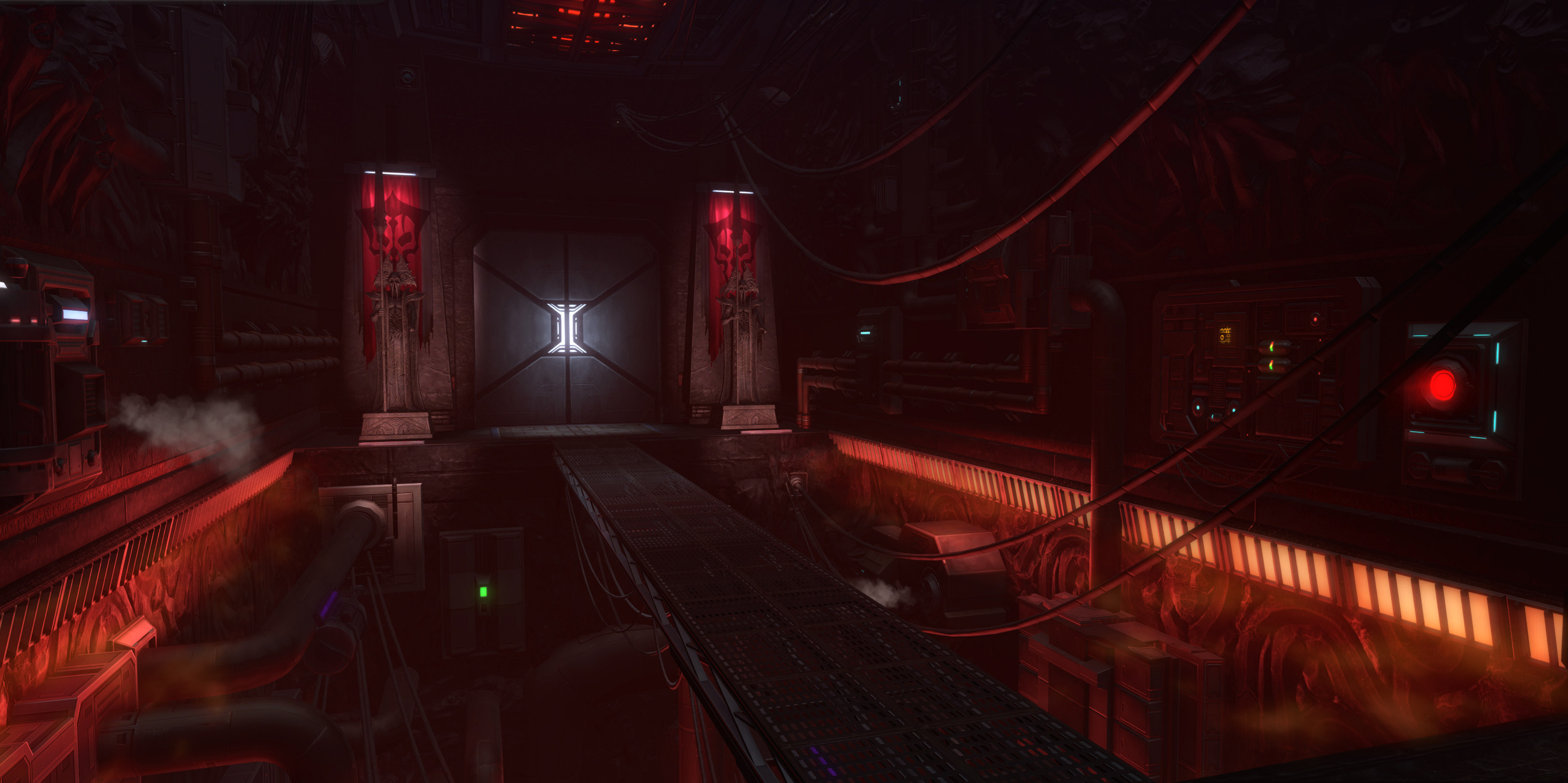 Unmasked research station appearance 