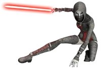 Ventress adorned in Nightsister garb.