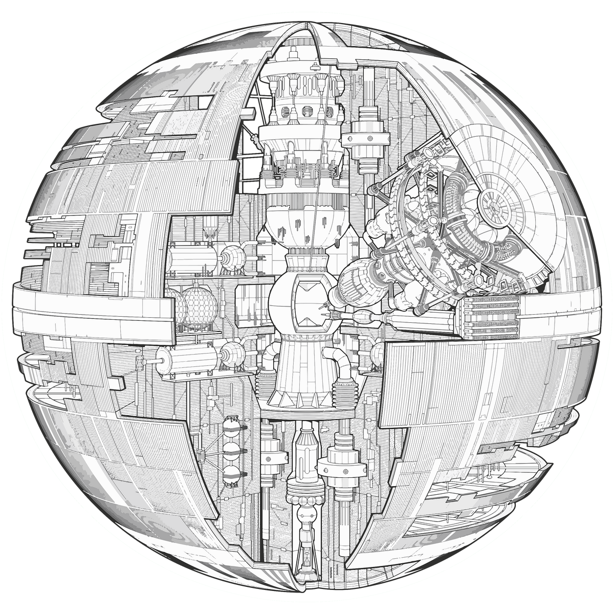 スターウォーズスター・ウォーズ 乗り物の断面図と設計図の完全収録［絶版］