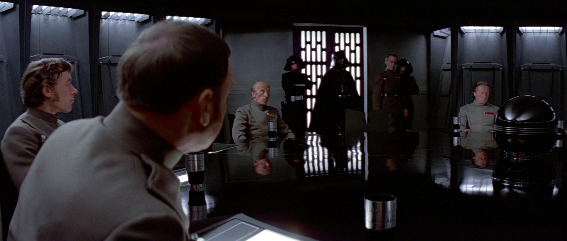 Romodi was on the Death Star when Tarkin announced the dissolution of the Senate.