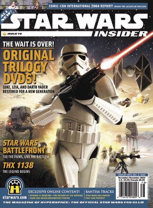 Star Wars Insider 78 appearance in Common Appearance