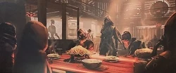 Concept artwork of Indara's murder[110]