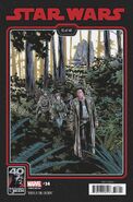 Return of the Jedi 40th Anniversary variant cover by Chris Sprouse