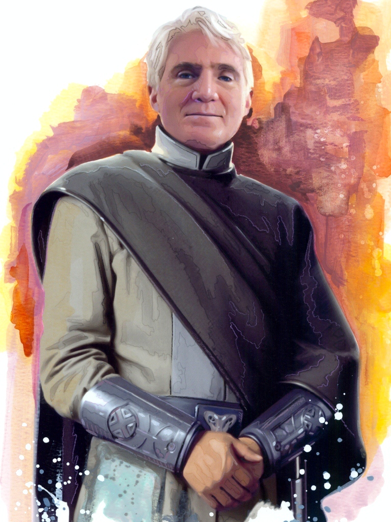 Cal Omas led the Galactic Alliance as its first Chief of State.