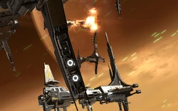 The Eternal Fleet is routed by the Sith Empire.