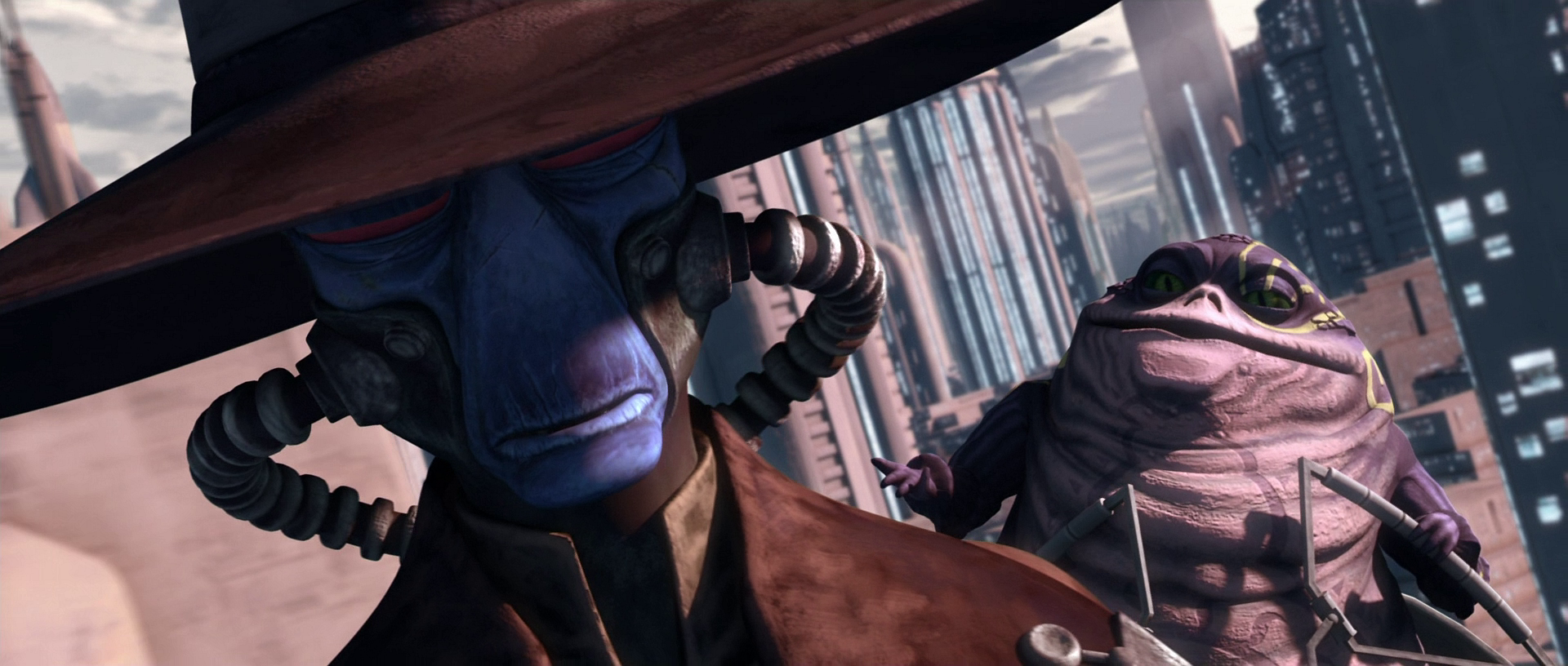 After he freed Ziro, Cad Bane fired on a transport, leading to the deaths of the Martez parents.