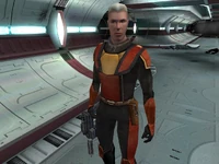 , bærer af Republikkens standarduniform.