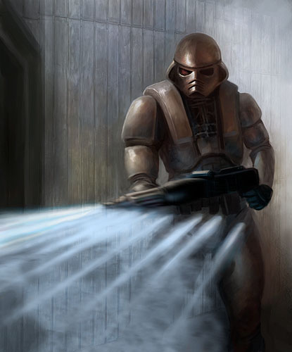 Dark Troopers used repeater rifles