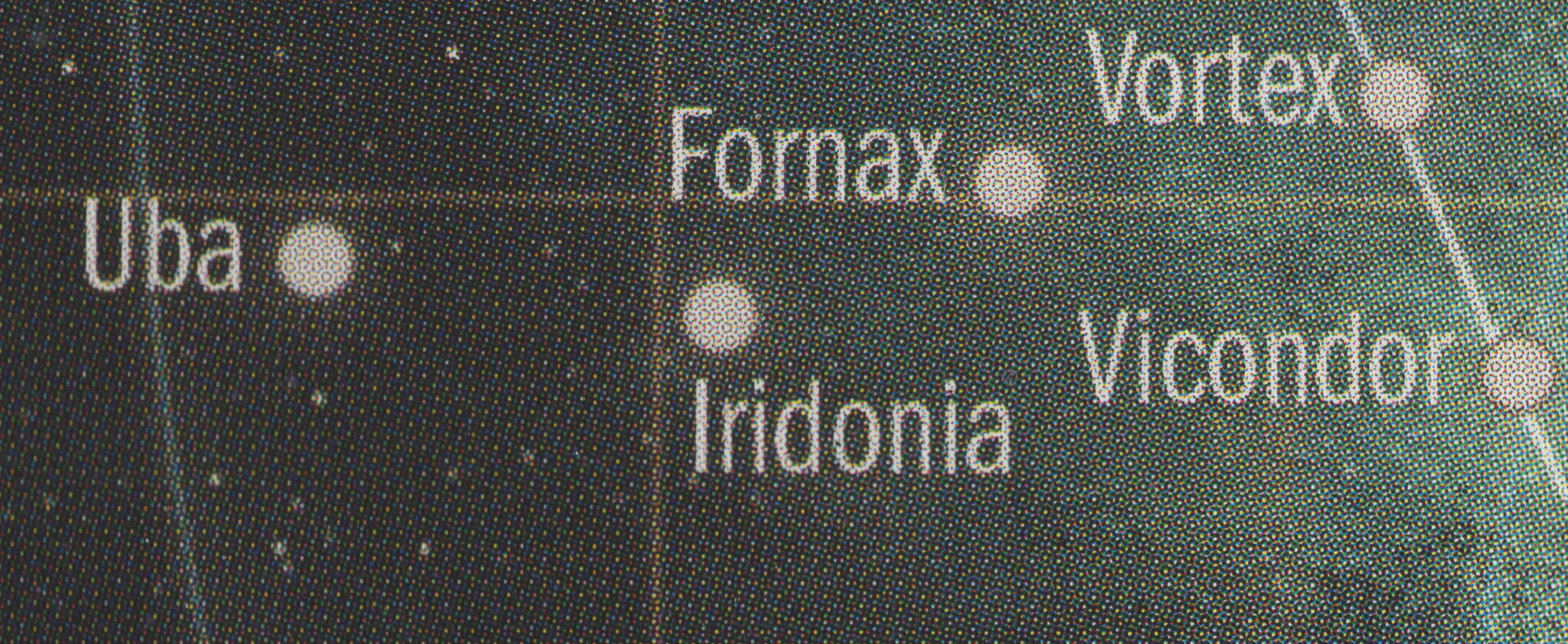 Iridonia appearance 