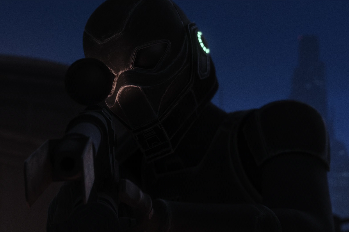 The clone assassin Clone X acts as a sniper on a secret mission for Vice Admiral Rampart.