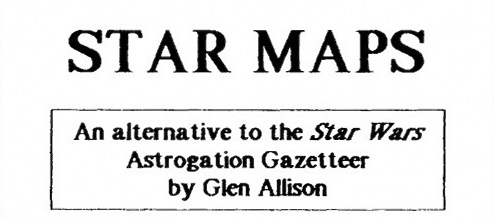 Star Maps (article) appearance 