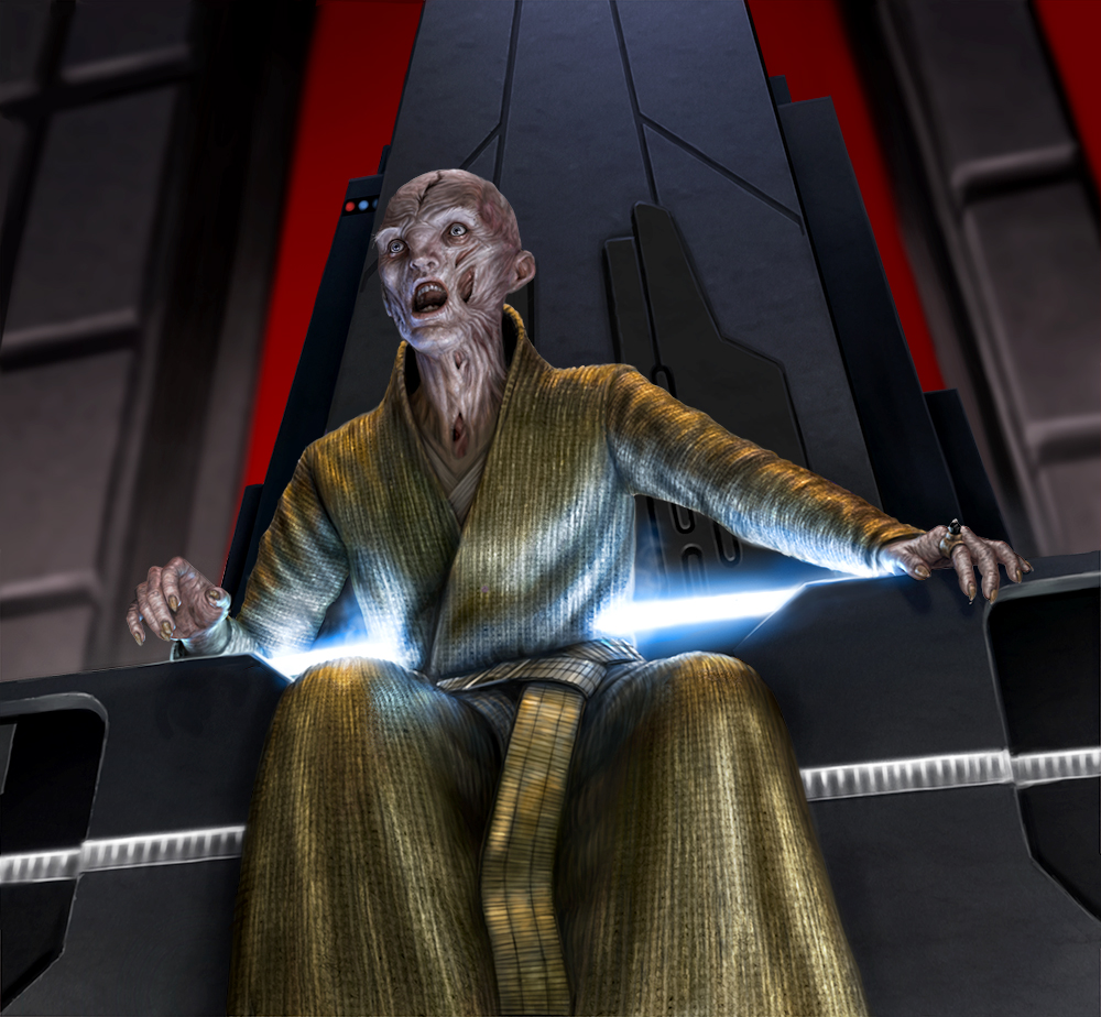 Supreme Leader Snoke was killed by Kylo Ren, who saved Rey by turning against his dark master.