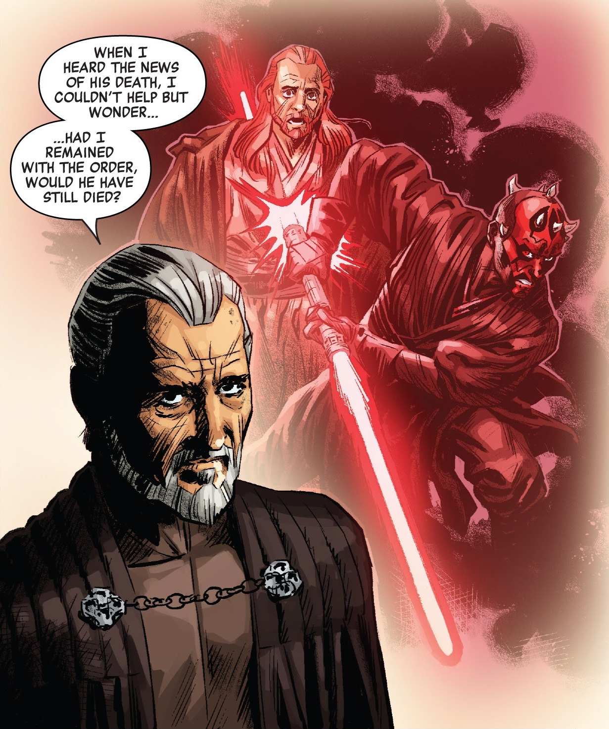 Dooku reflects on the Battle of Naboo