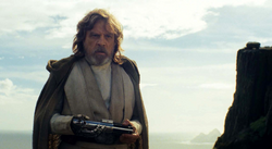 The Skywalker lightsaber was reunited with Luke until he threw it away, wanting nothing to do with it.