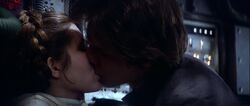 Leia Han Kiss first