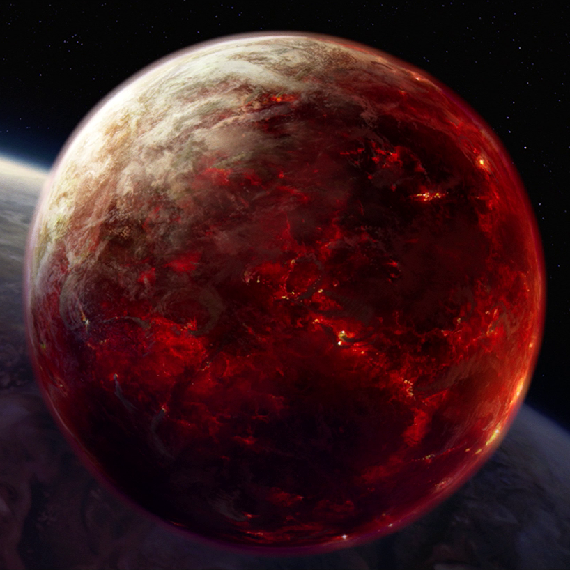 Mustafar, where Ventress and Vos rescued the Krim family