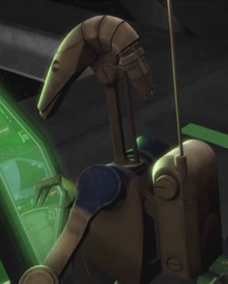 Unidentified OOM pilot battle droid appearance in Common Appearance