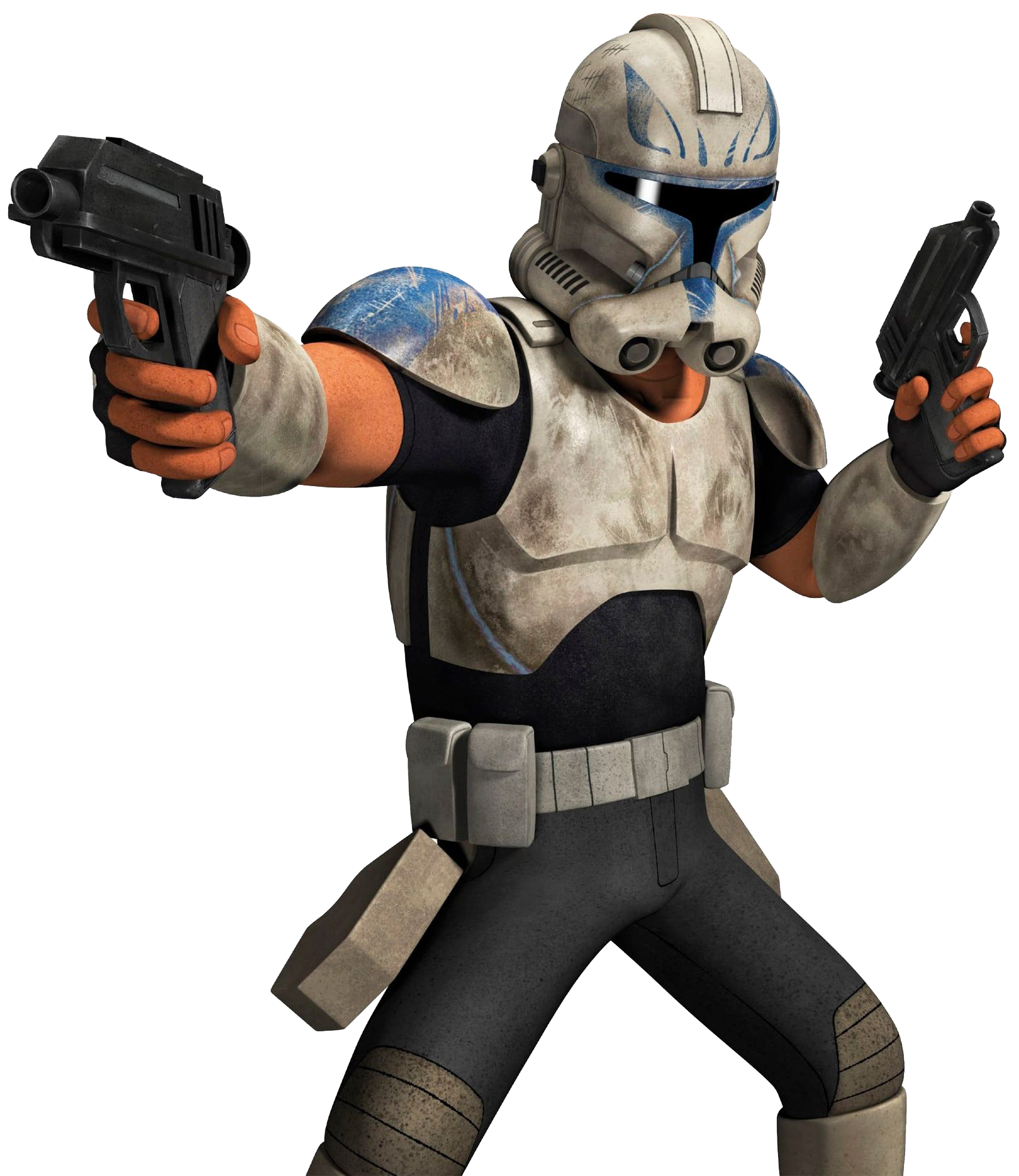 Clone Captain Rex used two DC-17s and continued to long after the Clone Wars.