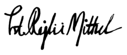 Rejlii Mithel's signature