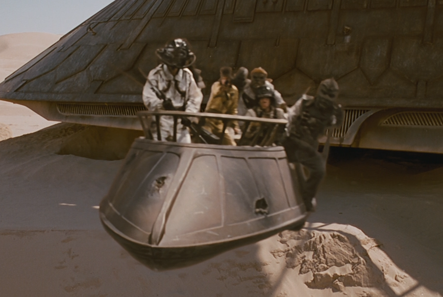 Brock Starsher manned a skiff above the Pit of Carkoon when Luke Skywalker and his allies were to be executed.