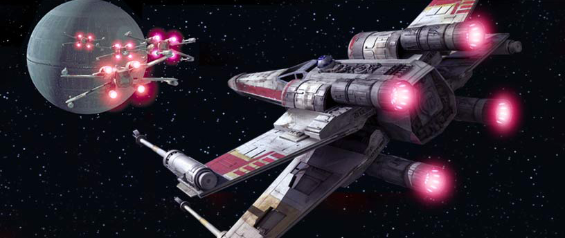 The Alliance launches its attack run on the Death Star.