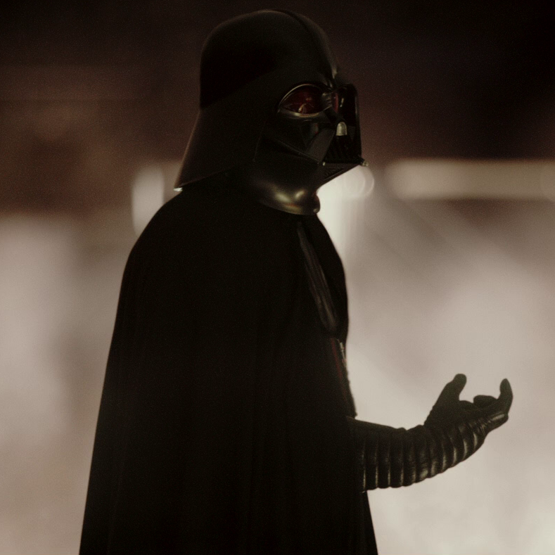 Vader chokes Director Krennic as a reminder to avoid "[choking] on aspirations"