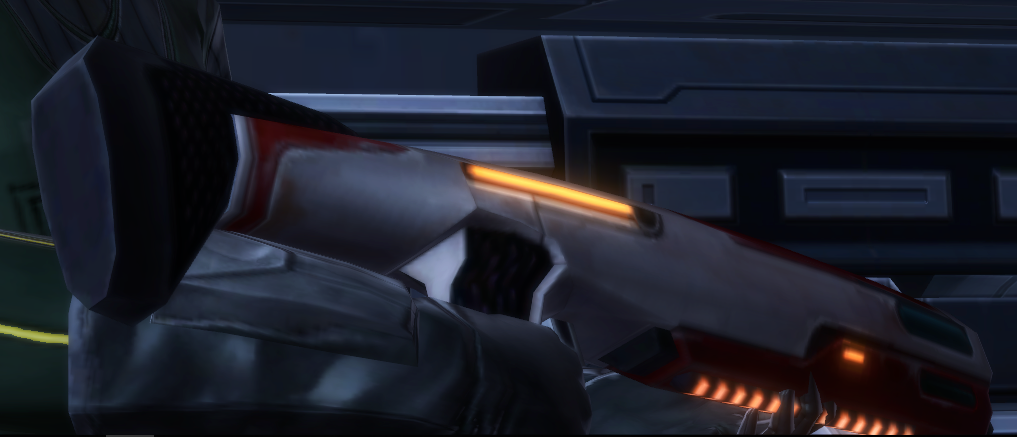 R-6000 blaster rifle appearance 