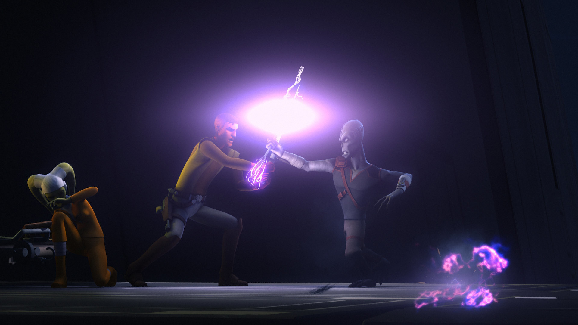 Rukh fighting Kanan