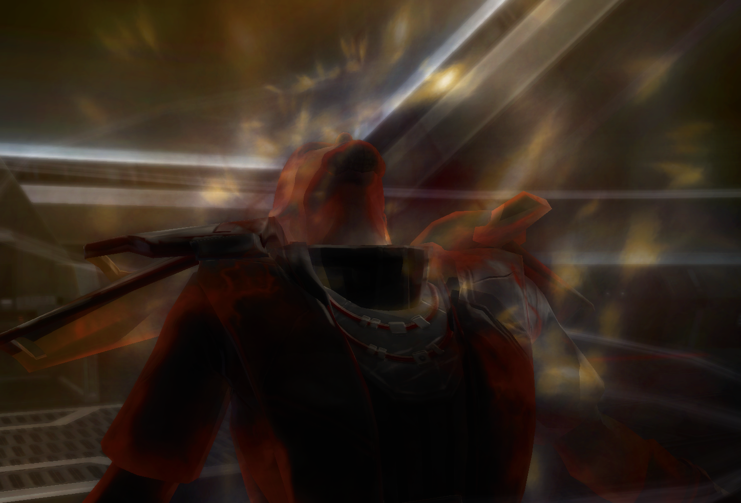 The Consular shielded Tark from Morrhage's influence, purging the Sith's spirit from its host.