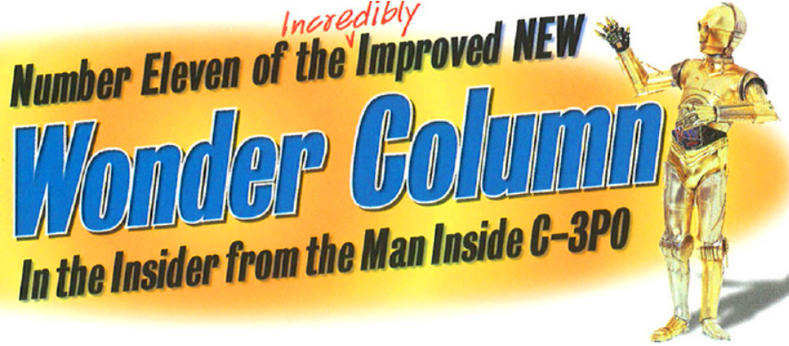 The Wonder Column appearance in Common Appearance