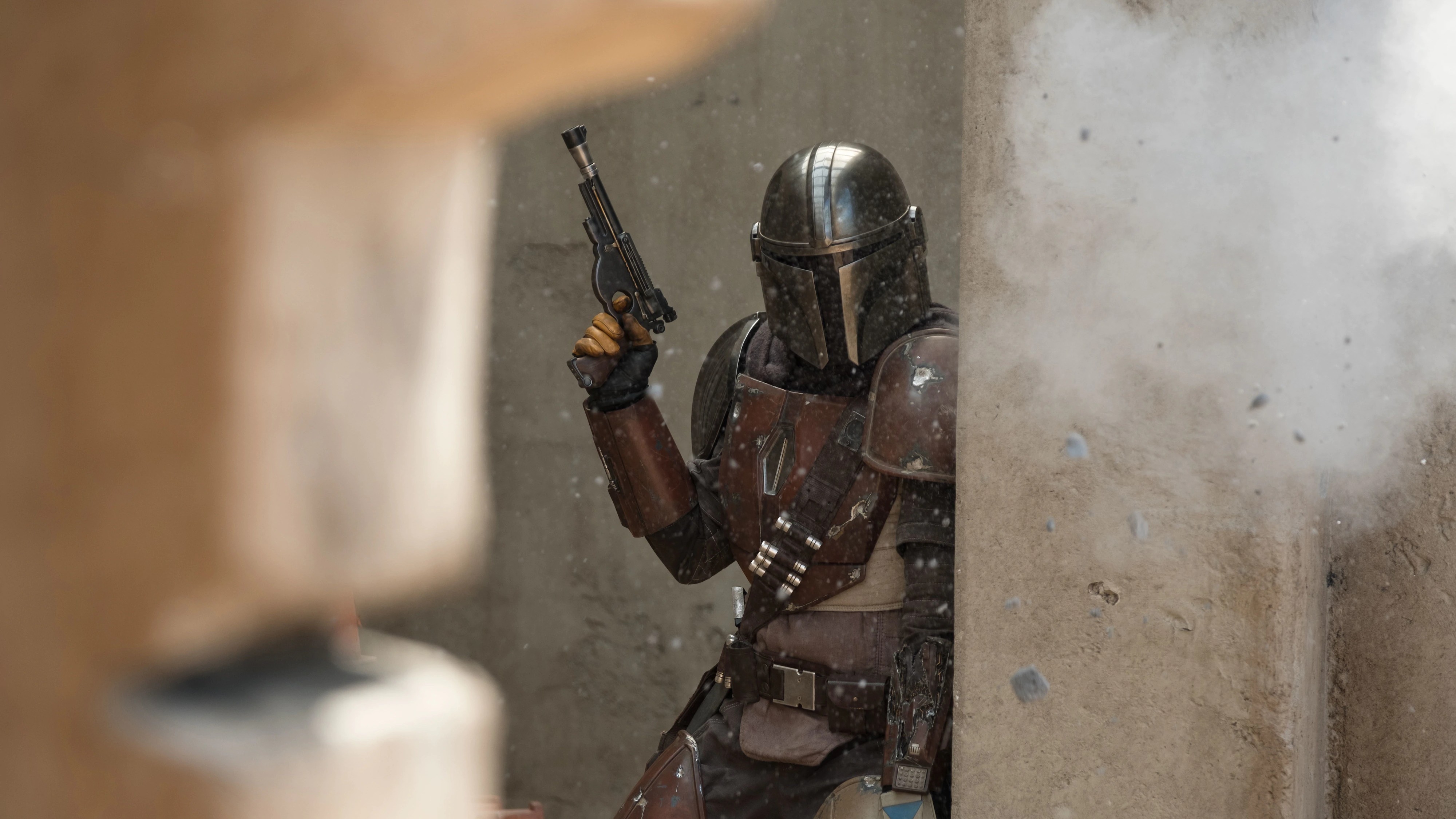 Din Djarin, a renowned Mandalorian bounty hunter.