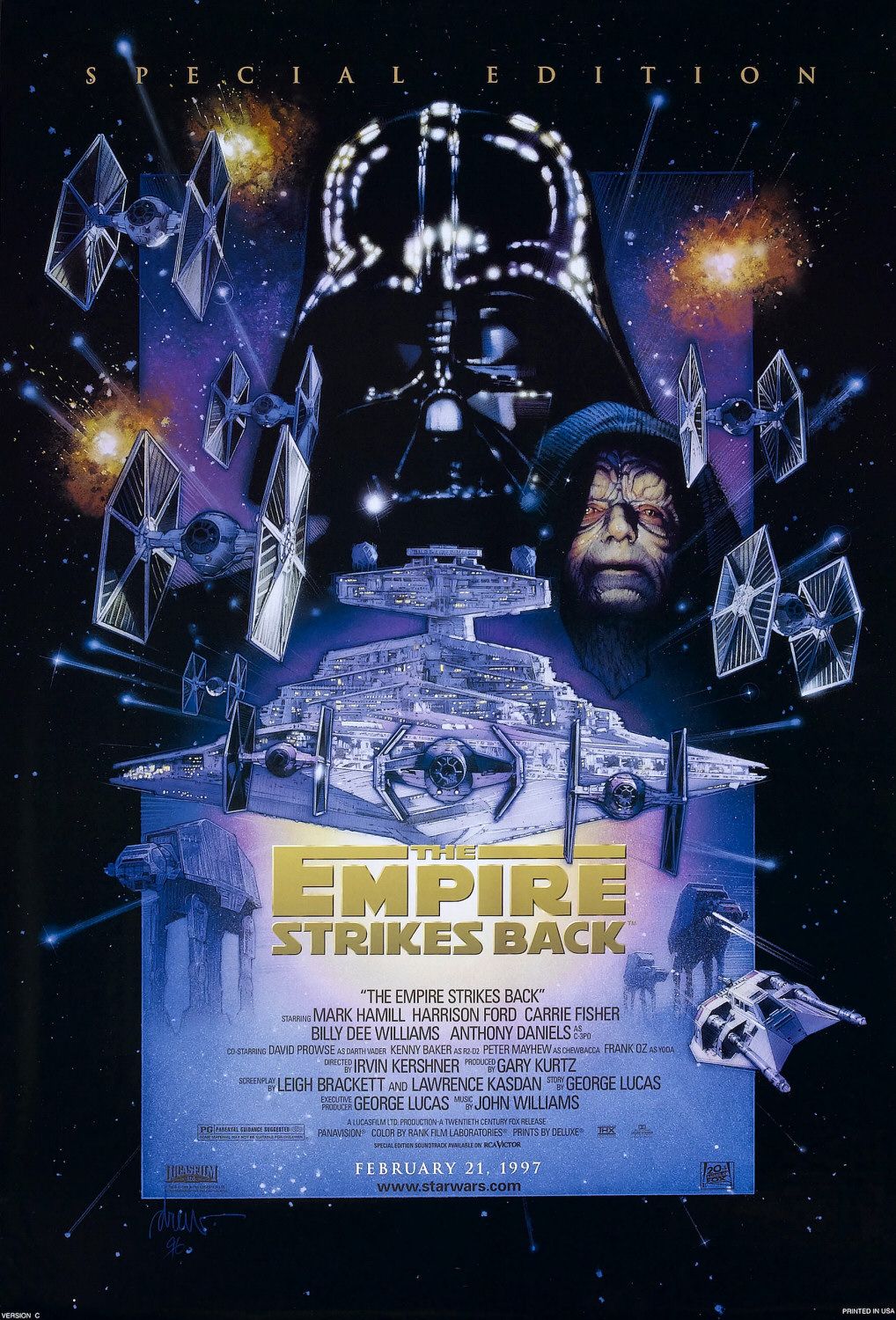 Film poster for the The Empire Strikes Back