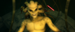 Fisto smiling