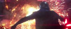 Kylo loses his temper