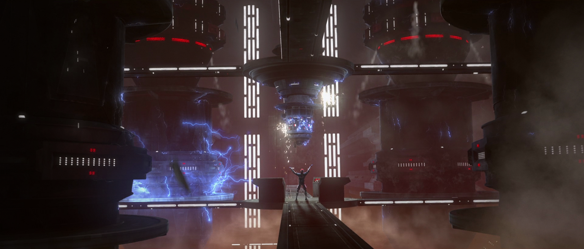 Maul destroys the Tribunal's hyperdrive.