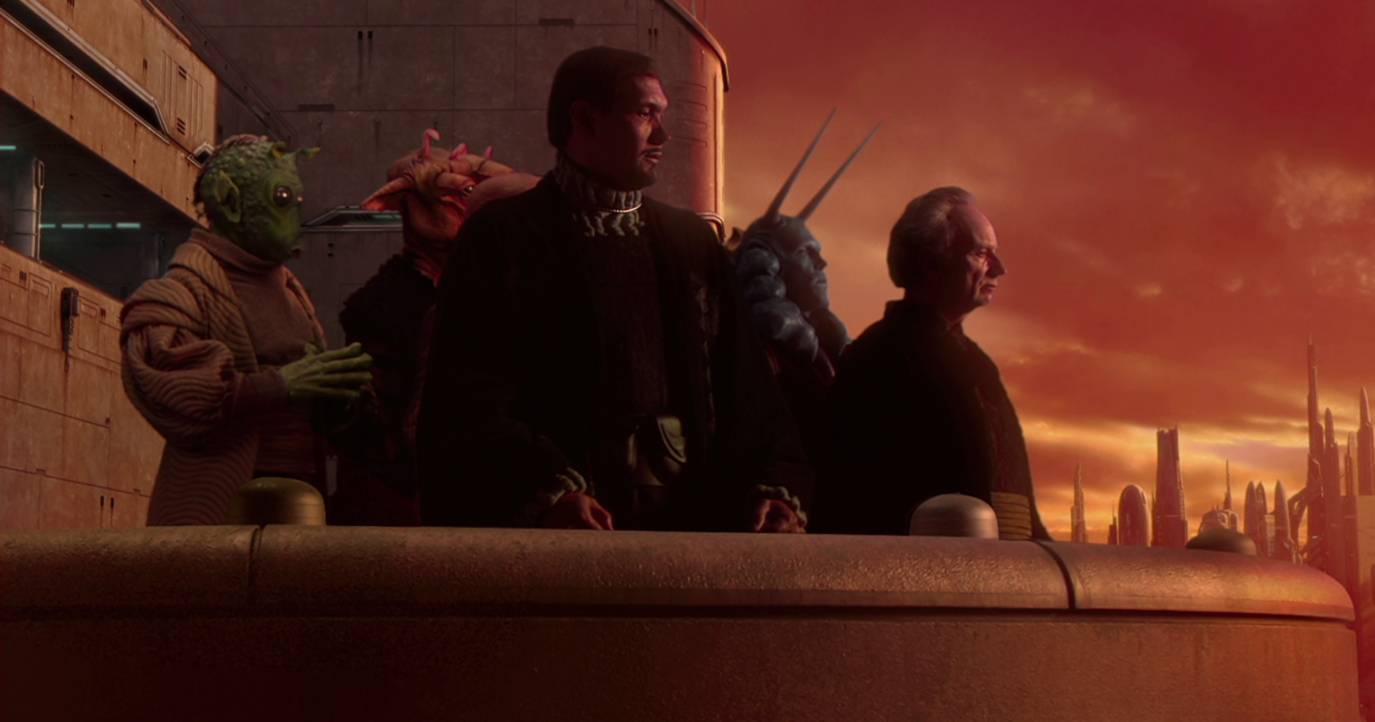 Secession gave way to the Clone Wars, allowing Palpatine to create the Grand Army of the Republic with his emergency powers.