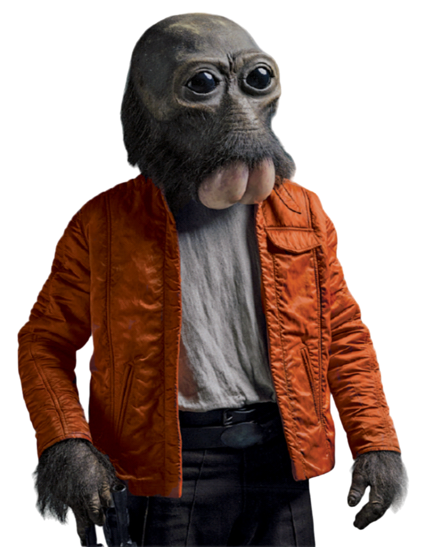 Ponda Baba was an ill-tempered bully.