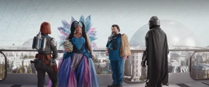 Captain Bombardier and the Duchess ruled Plazir-15 from a domed city.