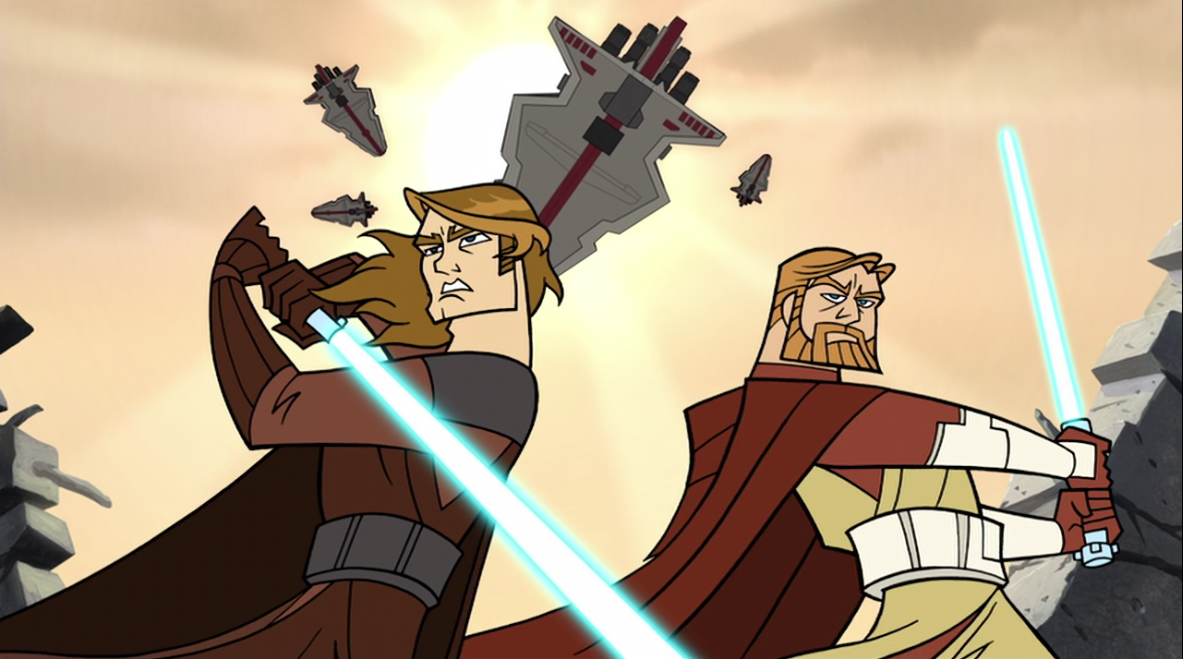 Skywalker and Kenobi on Bomis Koori IV