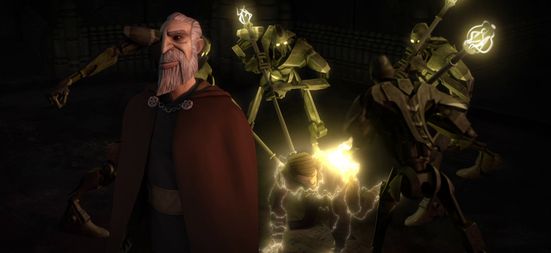 Dooku set a trap for Skywalker on Naboo, using himself as bait to lure the young Jedi Knight away from his forces.