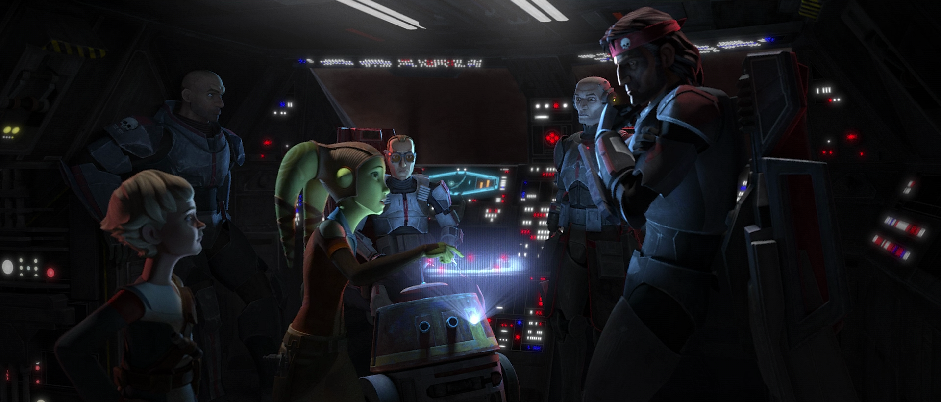 Hera presents her plan to Hunter and the squad.