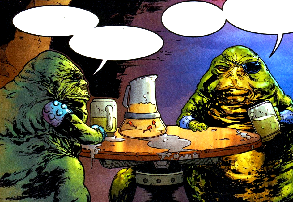 Bo-Dum (left) and Rarsk were once members of the Hutt Cartel.