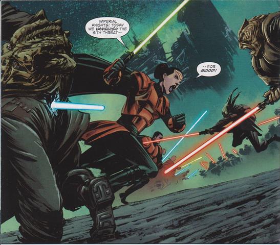 The Empress personally led the Empire in a final battle against the Sith.