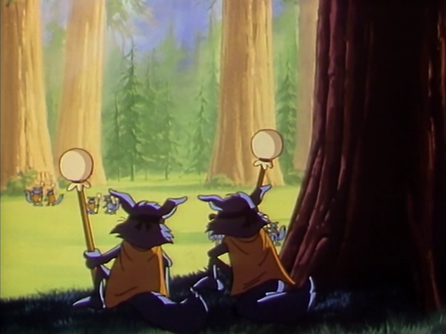 The Skandits lived in a forest clearing on Endor.