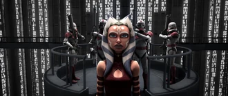 The trial of Ahsoka Tano leads to her eventual departure from the order.
