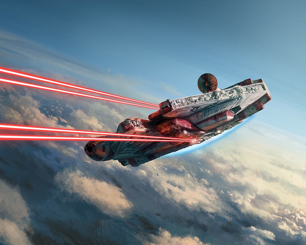 A Resistance sympathizer flying a scavenged YT-1300 light freighter.