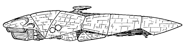 Profile of a Strike-class medium cruiser